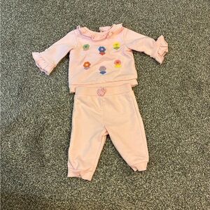 Little Me Soft Pink Baby Snap Bodysuit